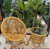 1 Bàn ghế mây đọc sách phòng ngủ