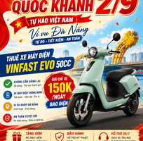 Cho thuê xe máy điện vinfast evo 50cc Đà Nẵng