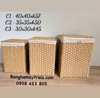 1 Giỏ vuông đựng đồ giả mây