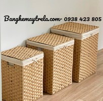 4 Giỏ vuông đựng đồ giả mây