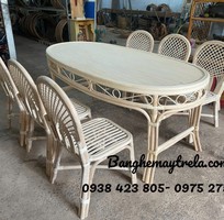 3 Bộ bàn ghế ăn mây tre
