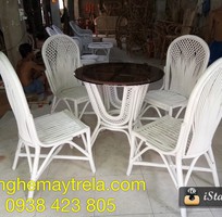 5 Bộ bàn ghế ăn mây tre