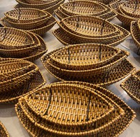 3 Khay đựng đồ mây nhựa