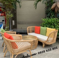 1 Sofa mây tự nhiên hiện đại cho phòng khách