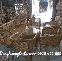 2 Sofa mây tự nhiên hiện đại cho phòng khách