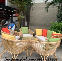 4 Sofa mây tự nhiên hiện đại cho phòng khách