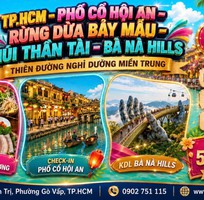 Đà Nẵng   Hội An   Rừng Dừa Bảy Mẫu   Núi Thần Tài   Bà Nà Hills