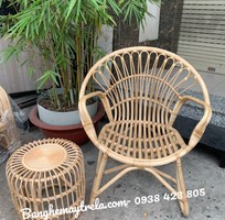 Ghế mây nhỏ đuôi công
