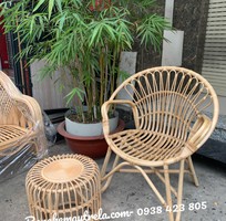 1 Ghế mây nhỏ đuôi công
