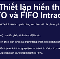 Cài đặt ghép lệnh theo FIFO.