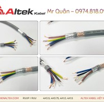 1 Altek Kabel: Cáp điều khiển 4 lõi mềm   Rvv, Rvvp
