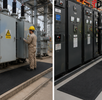 Thảm Cách Điện CG-JYD 10KV Mặt Rãnh