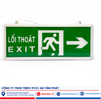 Đèn Exit Thoát Hiểm PCCC   Thiết Bị Chỉ Dẫn An Toàn Cho Công Trình 0918993114
