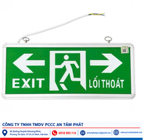 1 Đèn Exit Thoát Hiểm PCCC   Thiết Bị Chỉ Dẫn An Toàn Cho Công Trình 0918993114