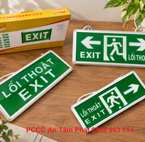 2 Đèn Exit Thoát Hiểm PCCC   Thiết Bị Chỉ Dẫn An Toàn Cho Công Trình 0918993114