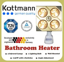 3 Đèn sưởi nhà tắm Kottmann