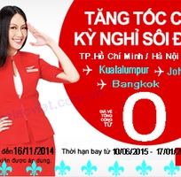 Vé máy bay giá 0 đồng du lịch Bangkok