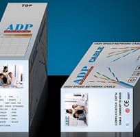 Chuyên cung cấp cáp mạng ADP cat 6 màu vàng chuyên cho công trình, dự án, phòng game, nét giá rẻ