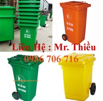 Thùng rác 120 lít, thùng rác 240 lít nhựa HDPE, Composite, xe gom thu rác các loại