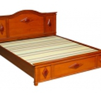 Giường ngủ gỗ Tràm giá rẻ