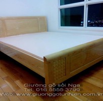 Giường gỗ sồi nga giá rẻ