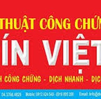 Dịch công chứng lấy ngay