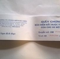 Bảo hiểm bắt buộc cho xe máy