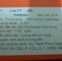 3 Hồ Chí Minh  Bán loa JBL Pebbles mới 100 giá 1tr2