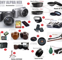 Phụ kiện máy ảnh Sony anpha NEX và HX300v HX400v