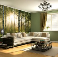 7 Mang cả thiên nhiên vào nhà với tranh dán tường phong cảnh
