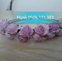 7 Bờm tóc, cài tóc, cột tóc, trâm cài tóc, vòng hoa, lọ cắm hoa... handmade