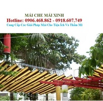 11 Chuyên thi công Mái Che Sài Gòn Giá Sốc‎, bạt che mưa nắng tự cuốn, mái di động, mái xếp, mái thả