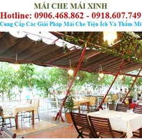 7 Chuyên cung cấp vải bạt mái che, bạt mái xếp lượn sóng, mái hiên di động, mái vòm bạt, mái gấp xếp