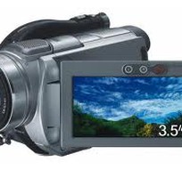 2 Máy quay phim,chụp ảnh xách tay Sony Handycam DCR DVD505 màn hình 3.5 inch cảm ứng,zoom cực xa 120 d