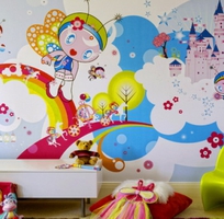 7 Những mẫu tranh dán tường đáng yêu cho phòng trẻ em