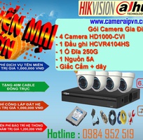 Bộ Kit 4 Camera công nghệ HDCVI của Dahua