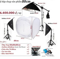 5 Hộp chụp sản phẩm 60cm x60cm LED và các softbox 50x70cm