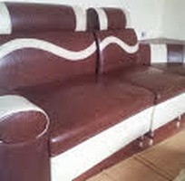 Cần thanh lý bộ sofa giả da mới 90 giá 2 triệu