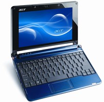 Bán laptop Acer 9 inch nhỏ gọn, Windows XP, Ram 1GB, Wifi, Webcam, giá rẻ 2,2tr