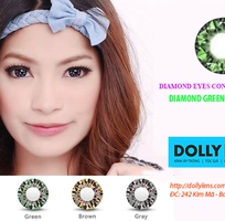 Chuyên kính áp tròng giãn tròn thời trang: Diamond eyes contacts lens