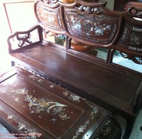 8 Cần bán sập gụ - tủ chè - bàn ghế đồng kỵ gỗ Gõ loại to - trường kỷ - Lục Bình gỗ LIM 1m92 x 0.54m