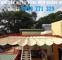 19 Chuyên hướng dẫn thi công mái xếp gợn sóng, cung cấp vật tư mái che máng xối