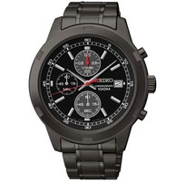 Đồng hồ nam Seiko SKS 437 Black Ionic-Plated Chronograph Watch