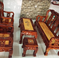 Bộ bàn ghế gỗ nhà khách sang trọng giá phải chăng, hợp lí