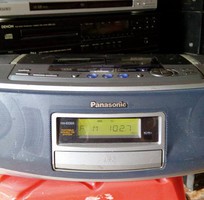 1 Radio, cassette, CD Panasonic RX-ED55 Nhật, mắt đọc tốt