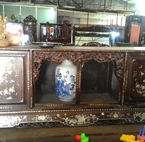 Cần bán tủ chè cánh phẳng gỗ gụ ta