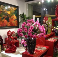 Bình hoa gốm nghệ thuật Quà tặng độc đáo Quang s Ceramic - 95 Bà Triệu , Hà Nội