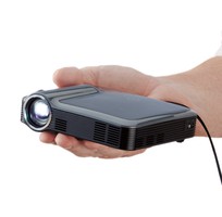 Máy chiếu mini Brookstone Pocket Projector Pro, dùng với Smarphone, Tablet,...