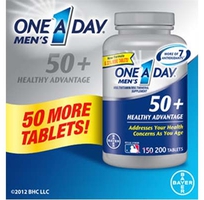 One A Day Men  50  Advantage - Vitamin hàng ngày cho đàn ông trên 50 - 200 viên