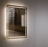 4 HOT- Gương phòng tắm đèn LED cảm ứng tự động đổi màu sắc